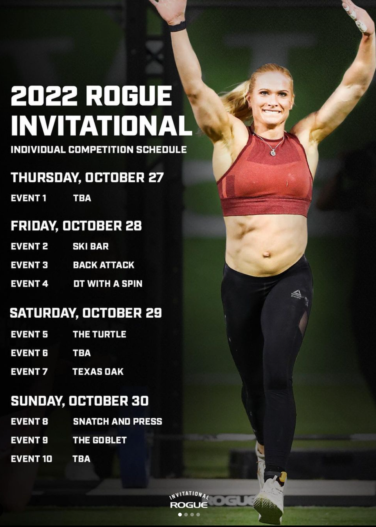 Rogue Invitational 2022, Where to Watch & Athletes from Australia /New