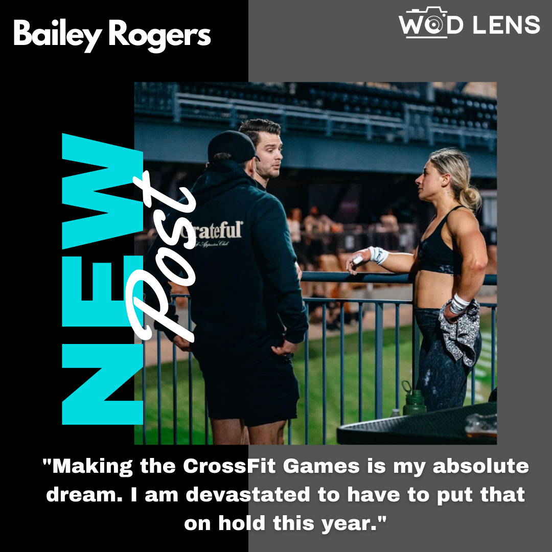 Injury Forces Bailey Rogers to Withdraw from 2023 CrossFit Season WOD